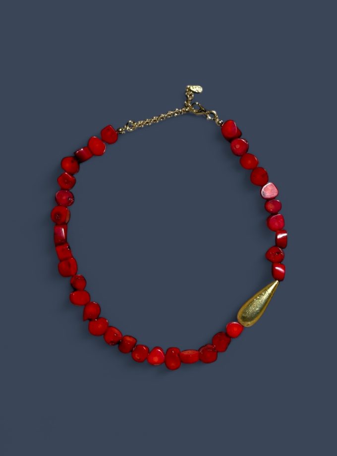 Red Goccia Necklace