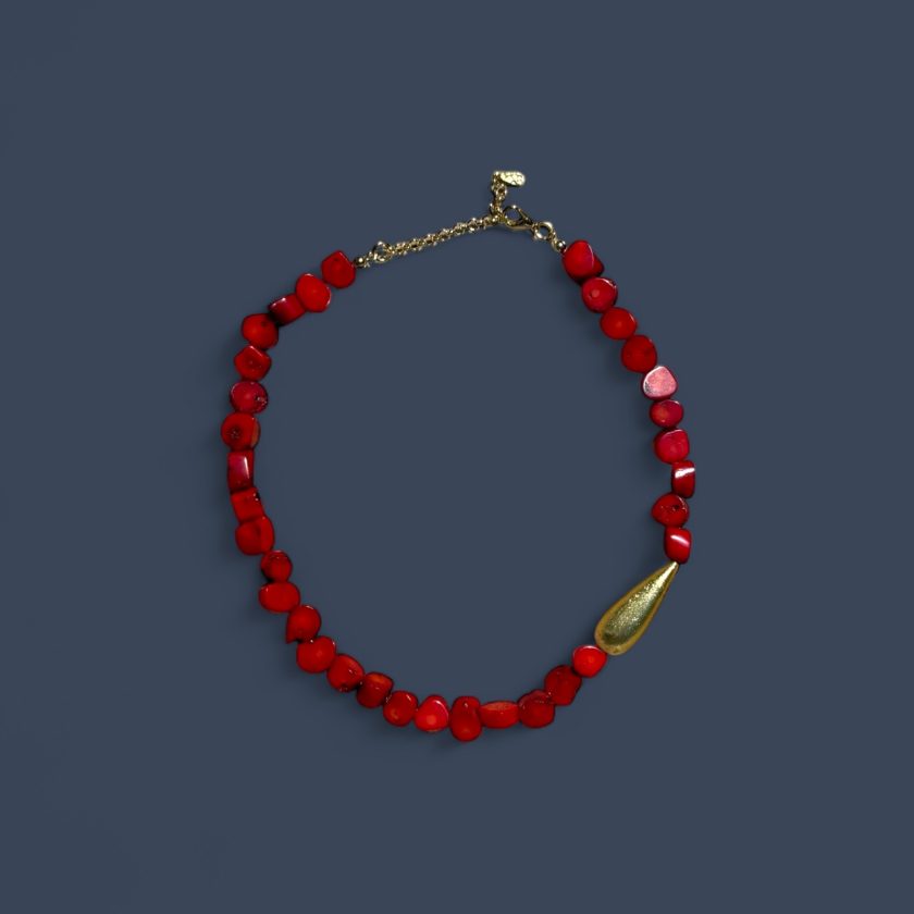 Red Goccia Necklace