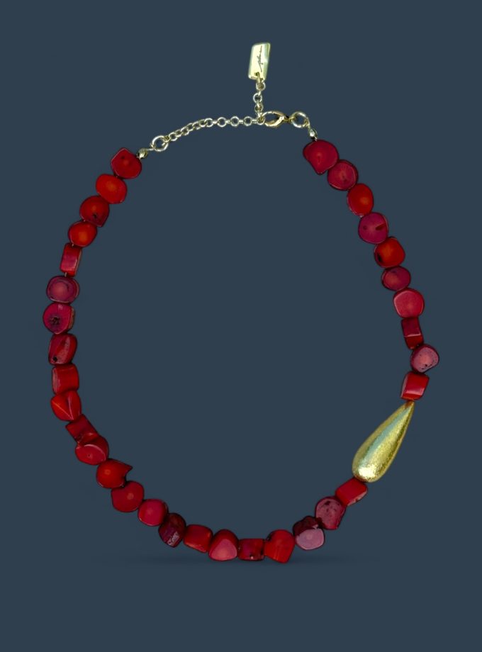 Red Goccia Necklace
