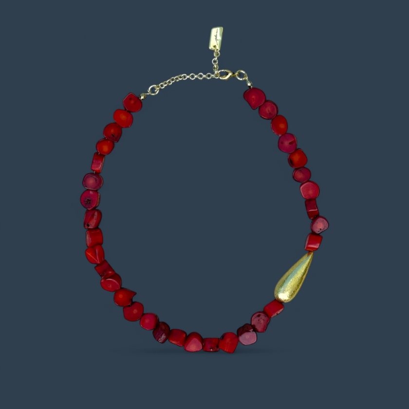 Red Goccia Necklace